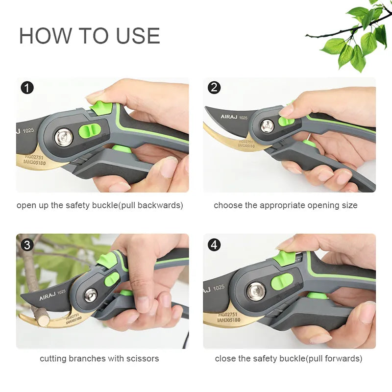 AIRAJ Plant Trim Garden Pruning Shears